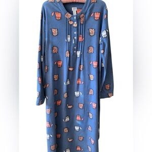 Claudel Flanelle sleepshirt long Medium